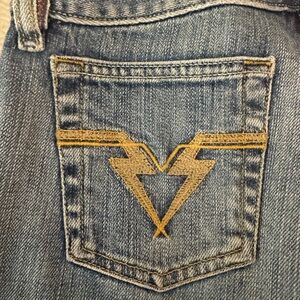 Diesel Blue Denim with Orange Stitching